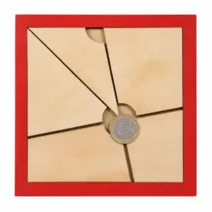 Ξύλινο Παζλ-Γρίφος Βάλε το νόμισμα