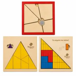 Συλλογή Ξύλινων Γρίφων Νοημοσύνης (3 Puzzle Pack)